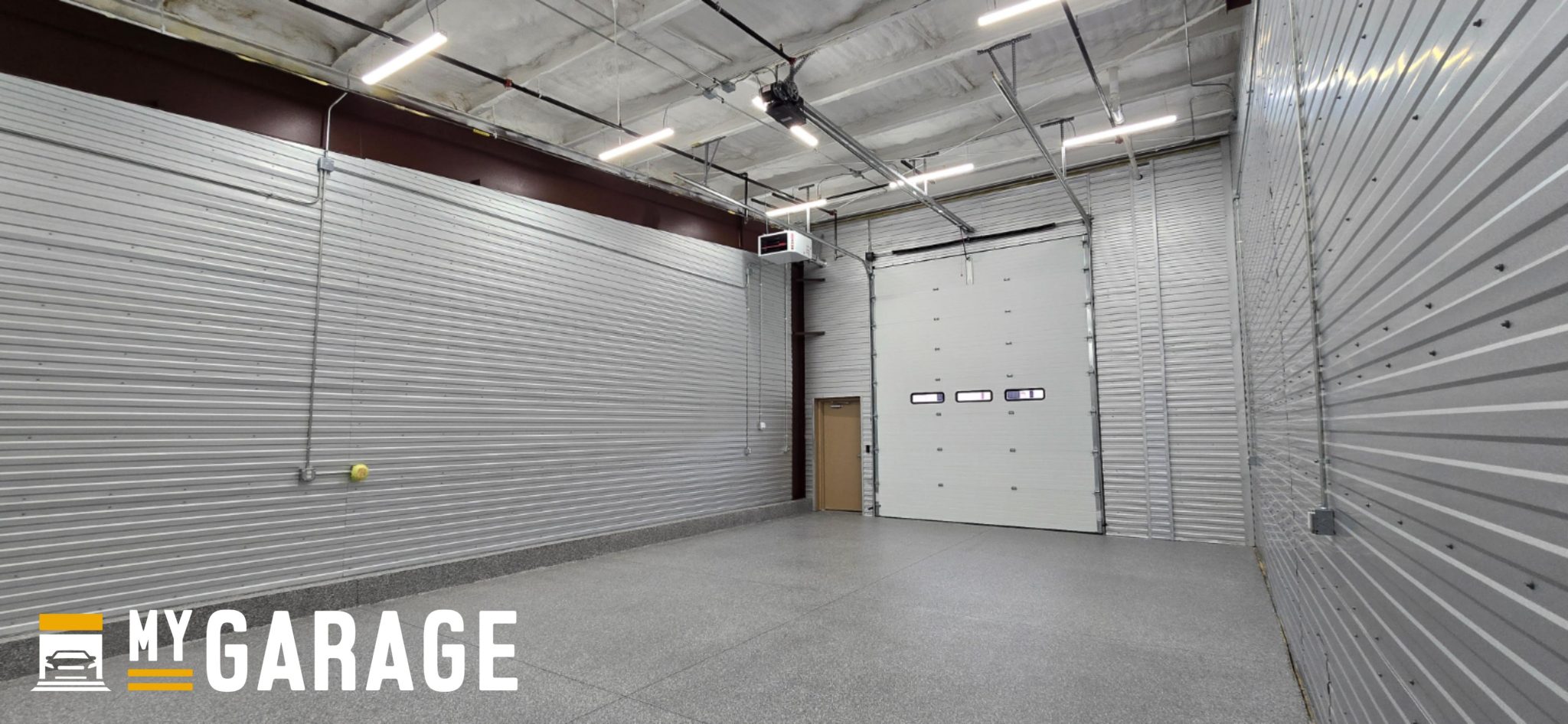 Interior view of a garage condo at MyGarage Northcrest